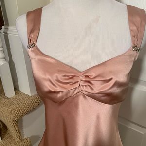 Silk charmeuse (satiny silk), top/cami